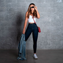 Cargar imagen en el visor de la galería, JEAN MUJER SKINNY TIRO ALTO 2782